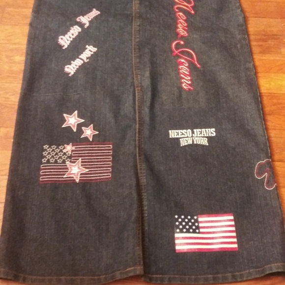 "Throwback Jean Skirt" - Picture 6 of 8